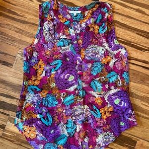 Floral print tank